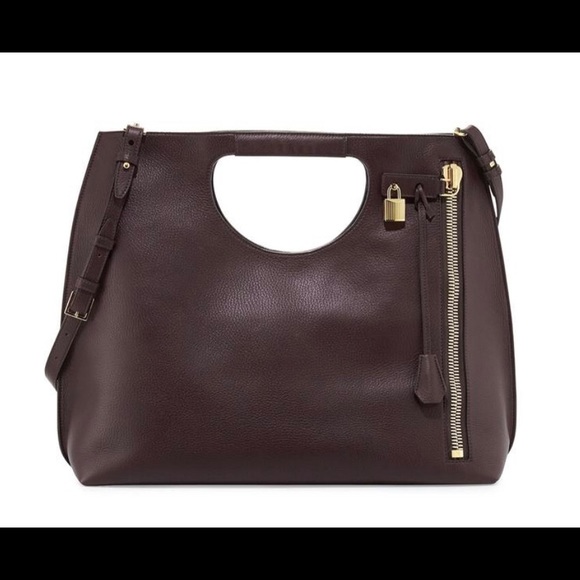 TOM FORD burgundy Alix bag - Picture 3 of 8